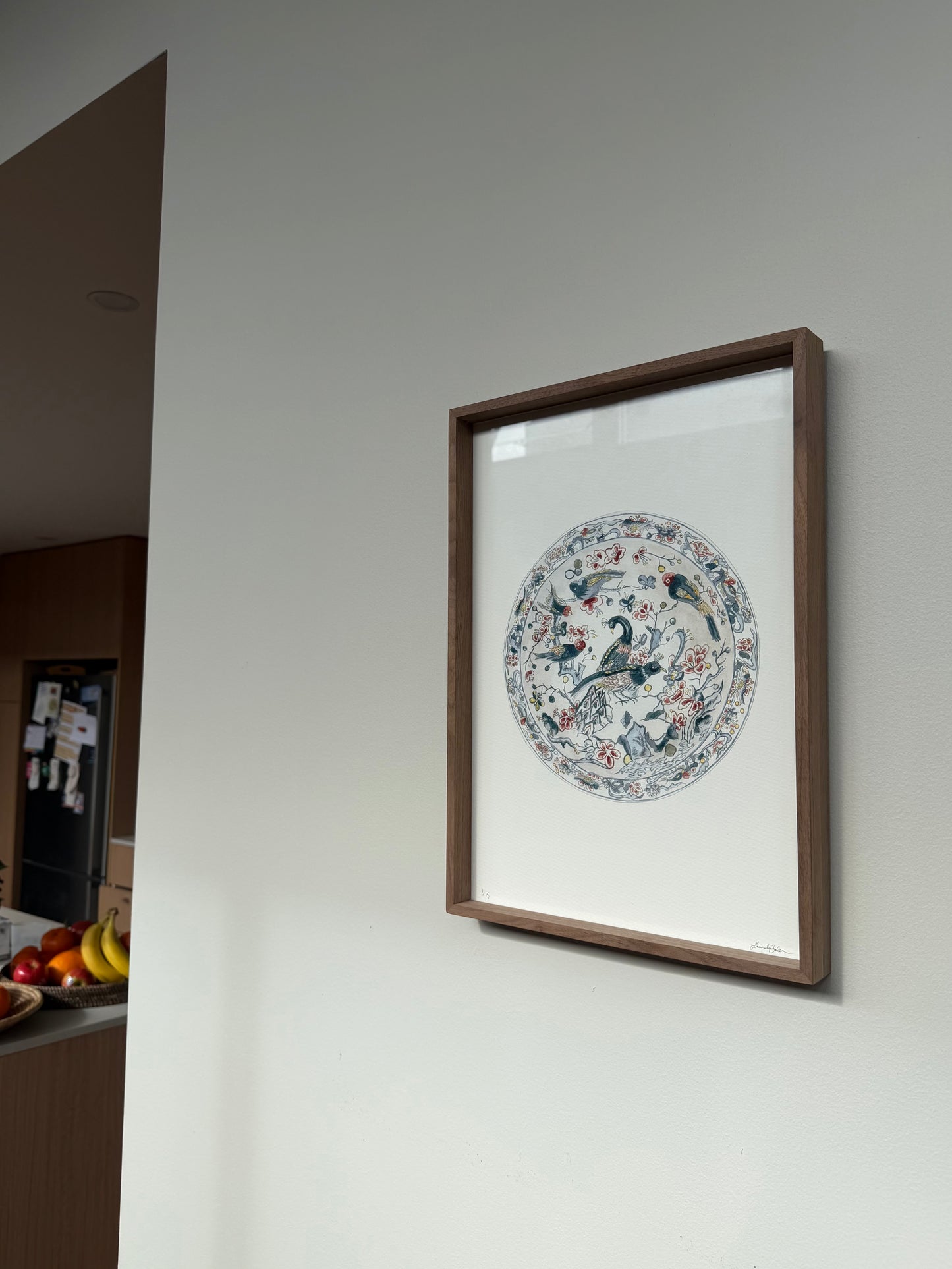 Peacock Platter (Limited Edition Print)